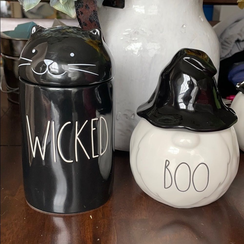 Rae Dunn Halloween candles